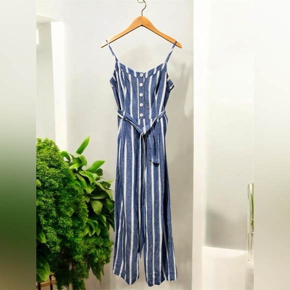 Rails Harper Sardegna stripe jumpsuit size M - Picture 4 of 11
